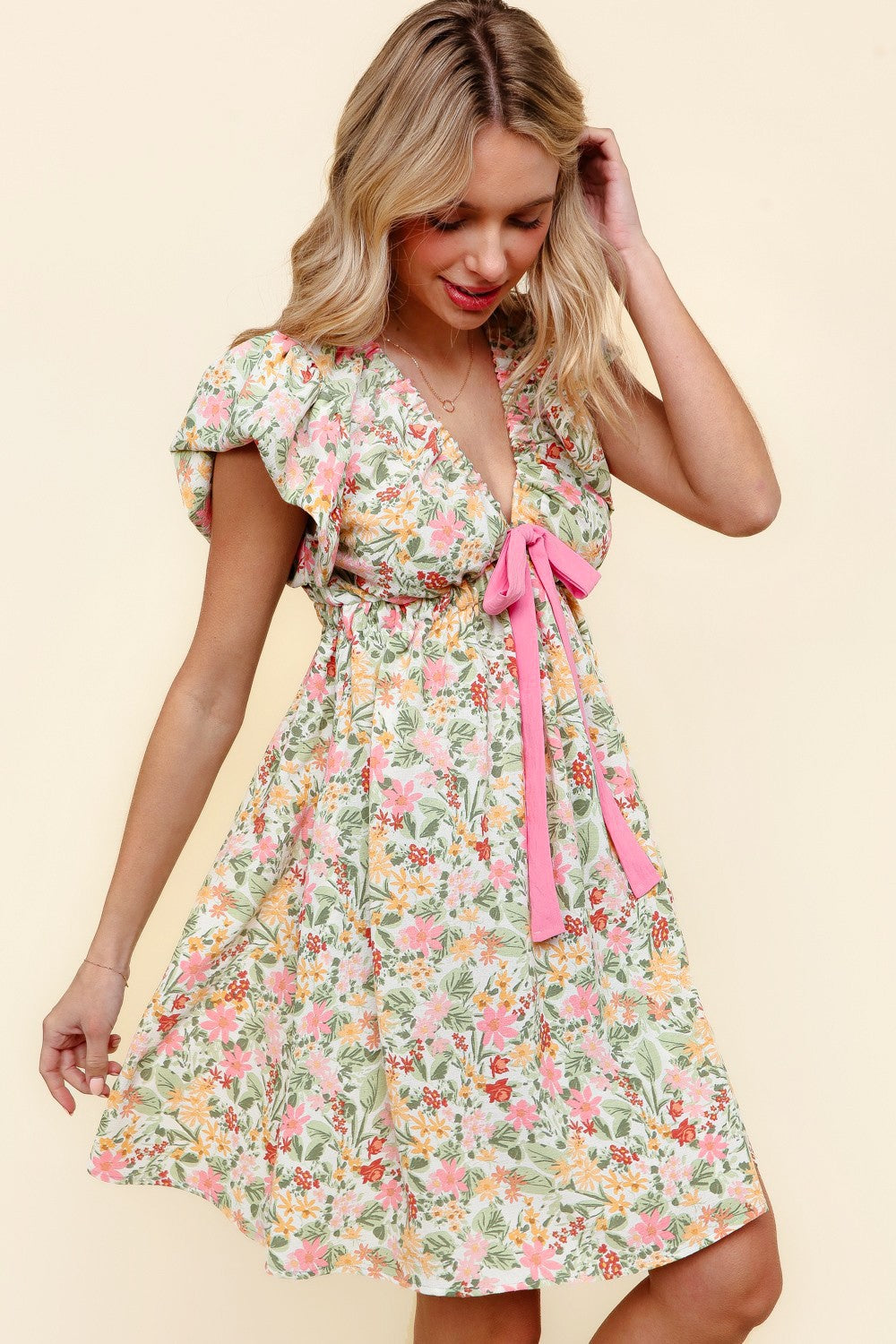 Babydoll Floral Dress