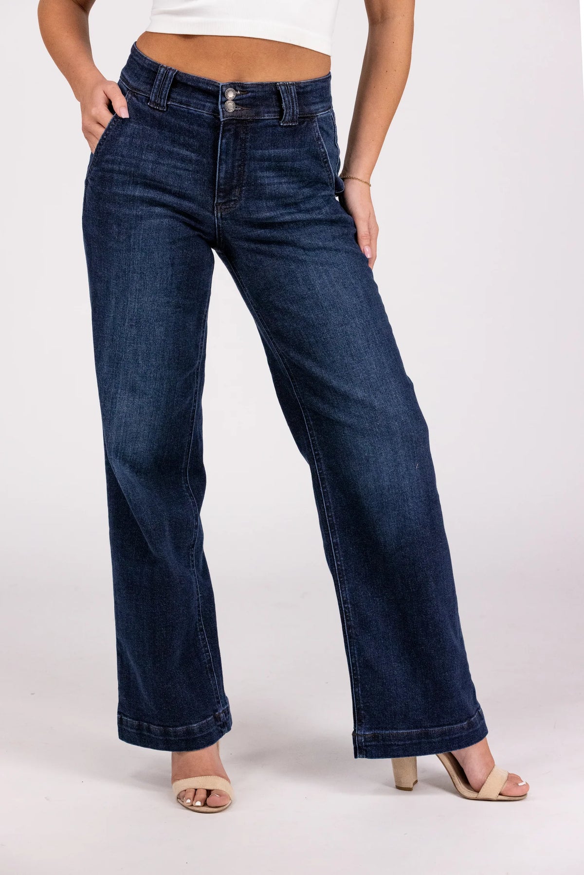 Judy Blue : High Waisted wide leg