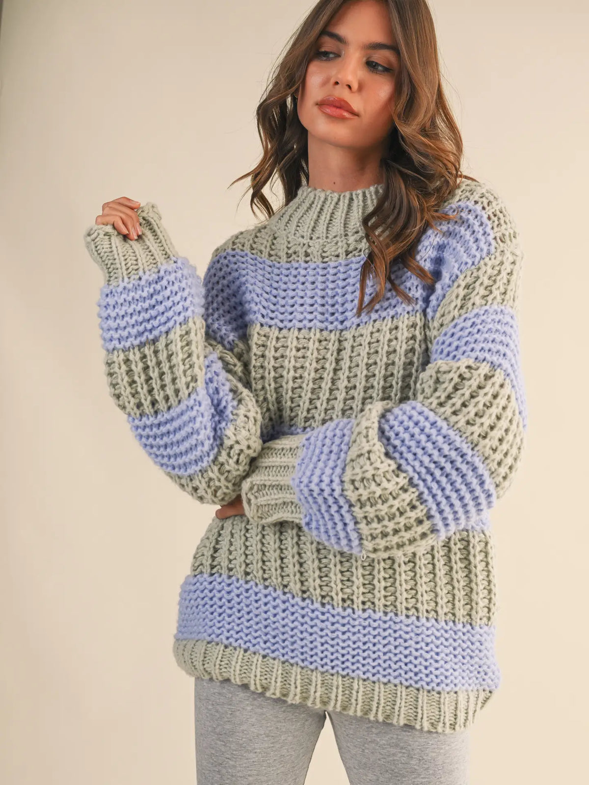Cozy Colorblock Sweater