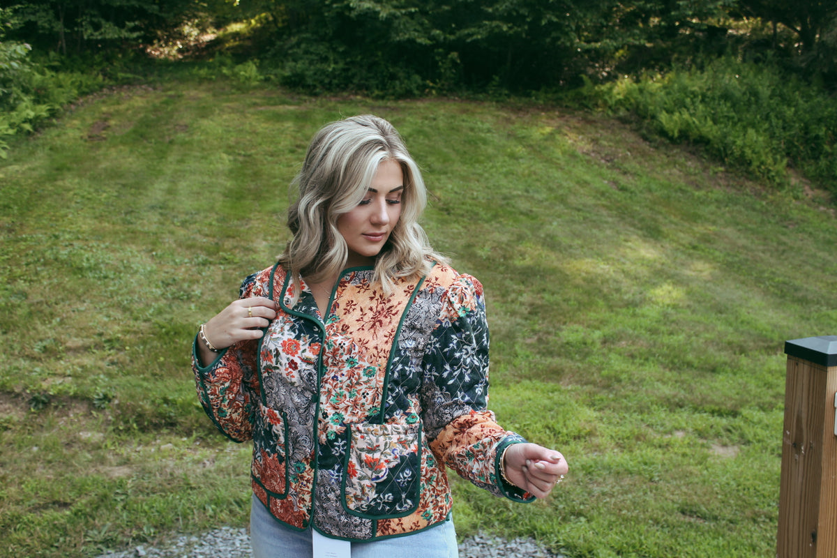 Floral Quilt Jacket