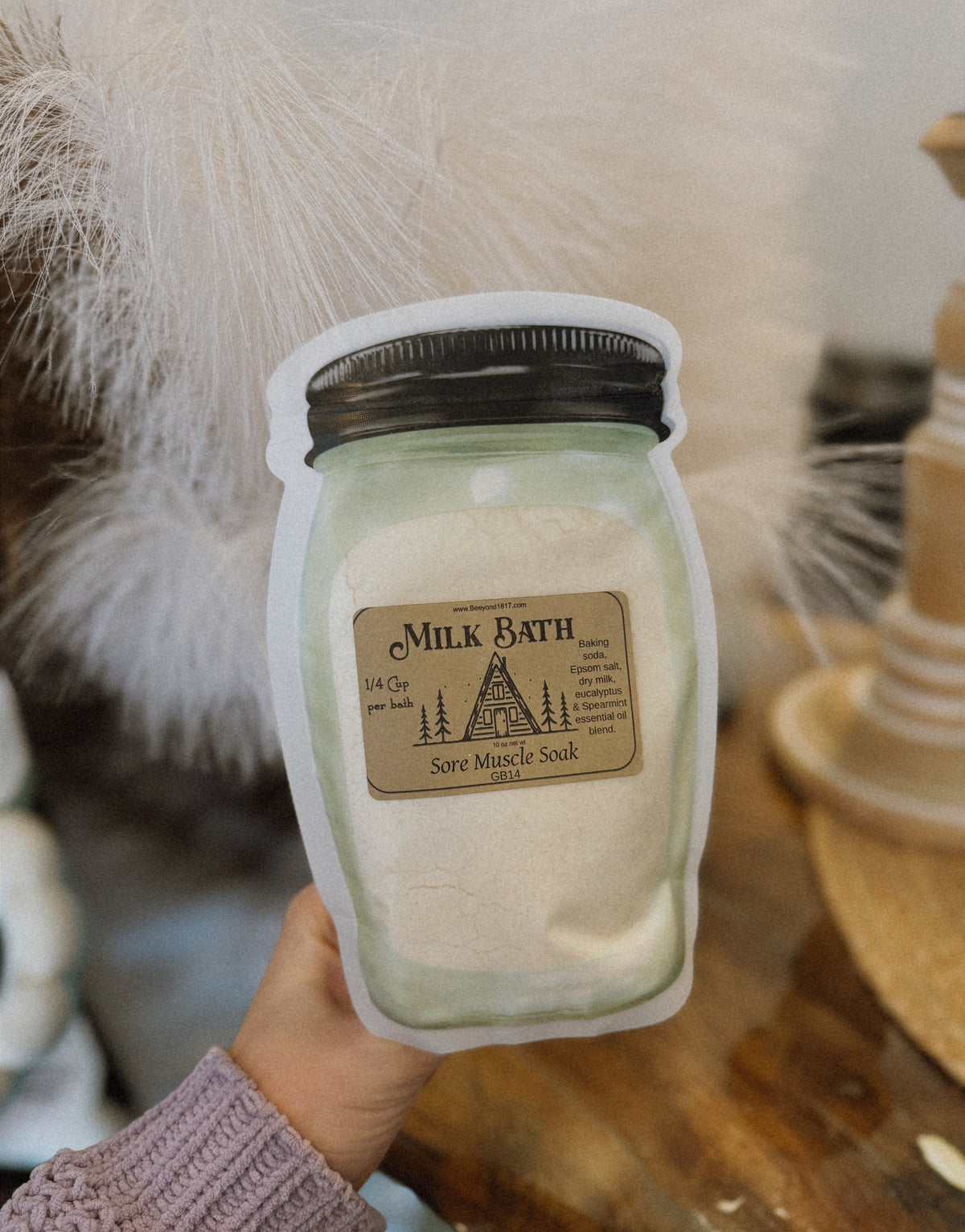 Sore Muscle Soak Milk Bath