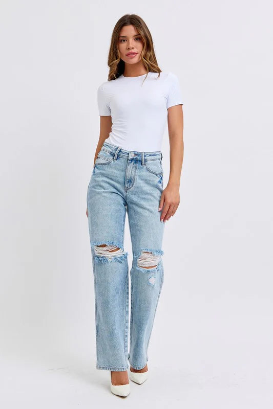 Judy Blue 90s Straight Jeans