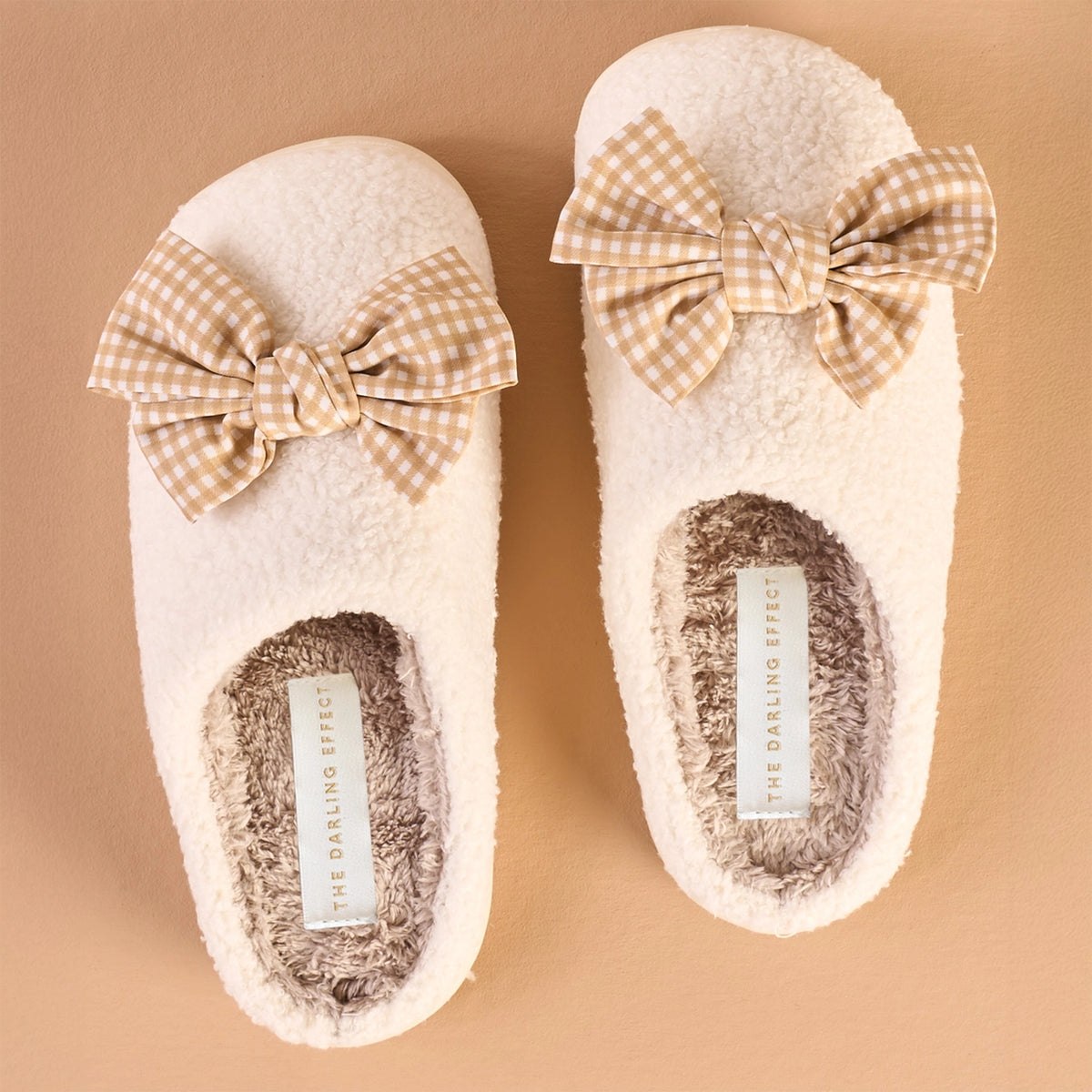Gingham Slippers