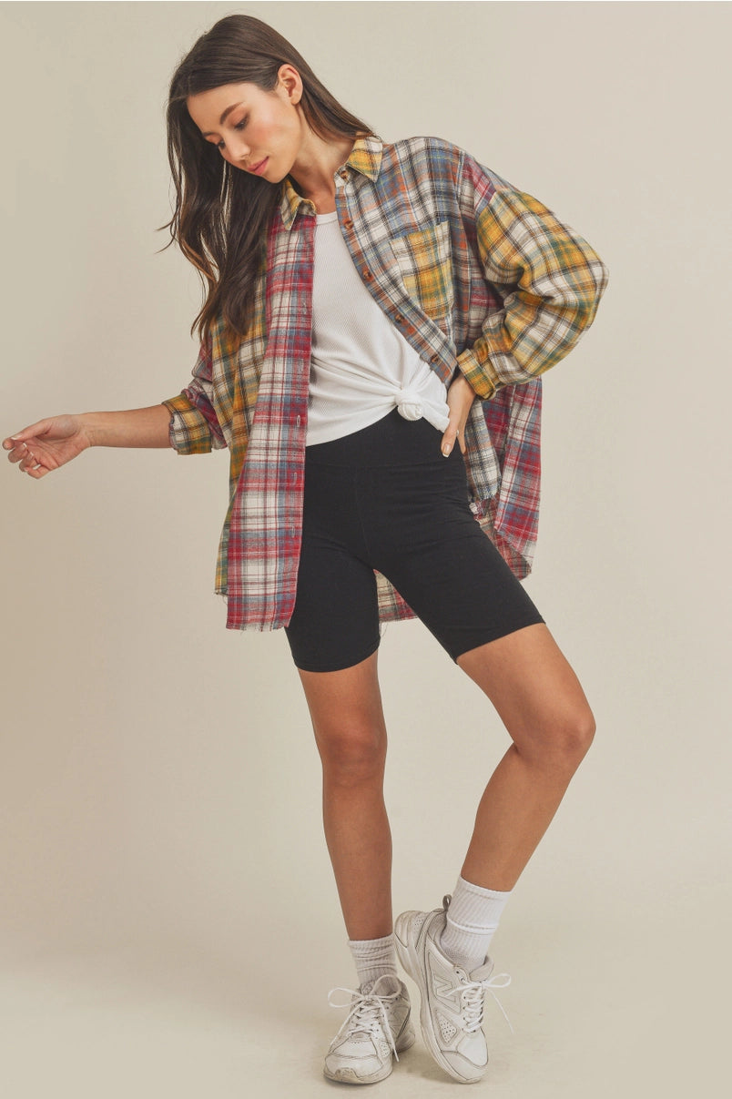 Patchwork Edge Flannel