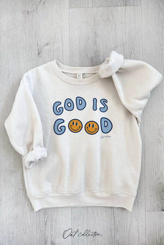 God Is Good Toddler Graphic Sweatshirt