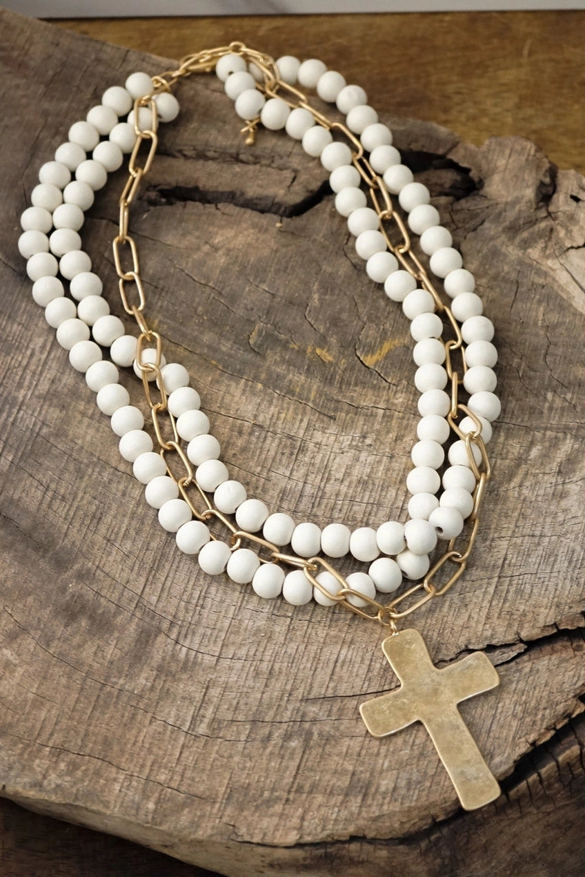 Statement Cross Necklace