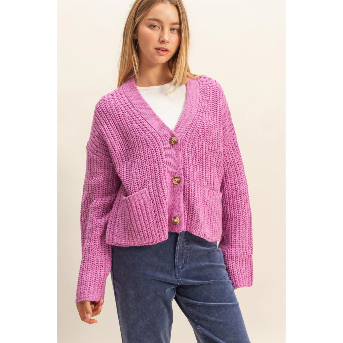 Orchid Glow Cardigan