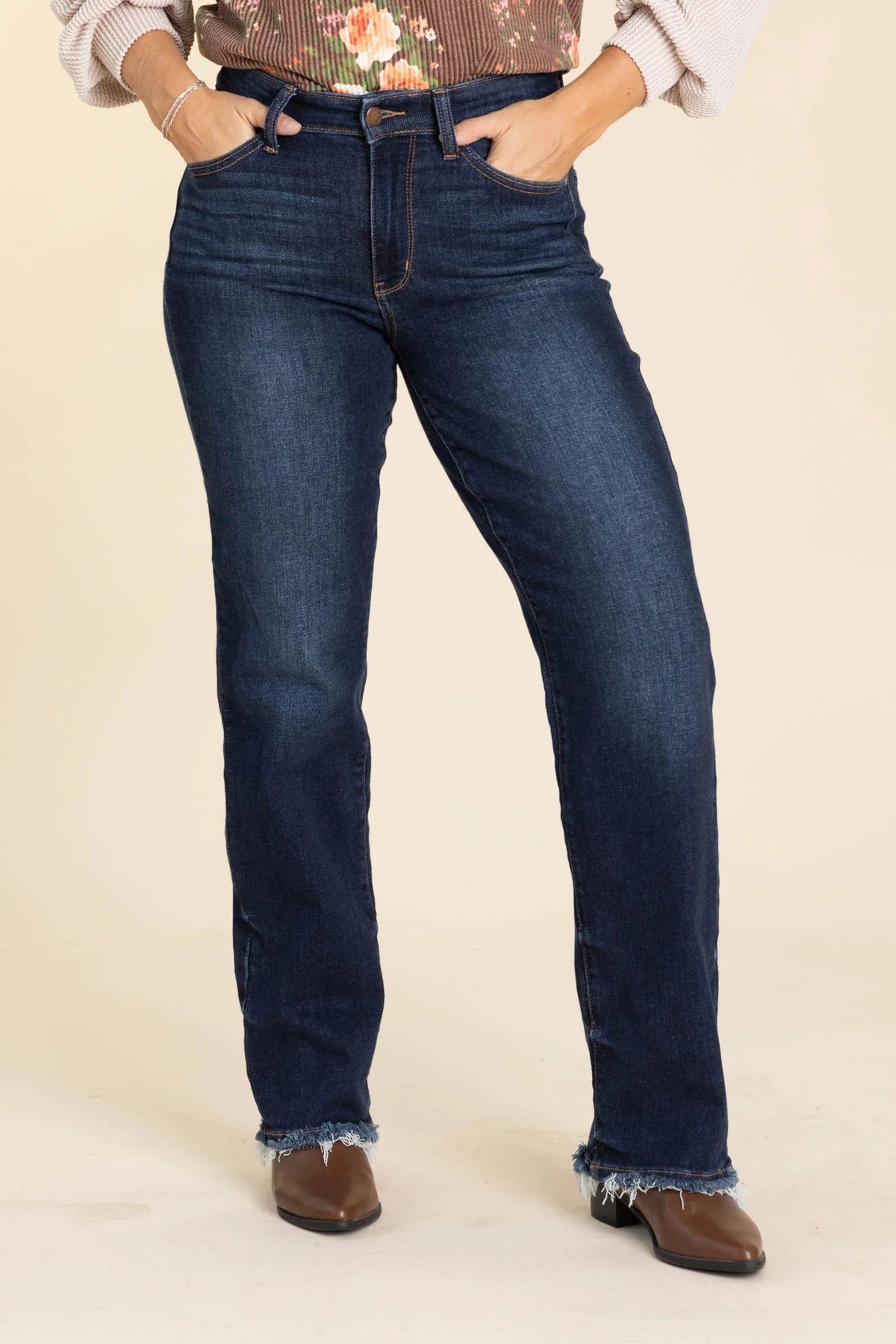 Judy Blue Fray Hem Jeans
