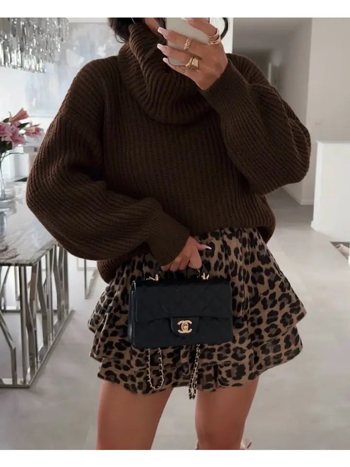 Chocolate Turtle Neck