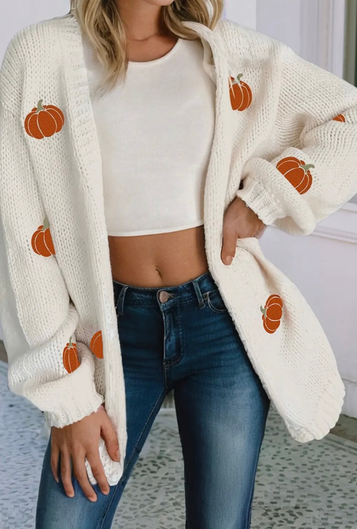 Pumpkin Cardigan