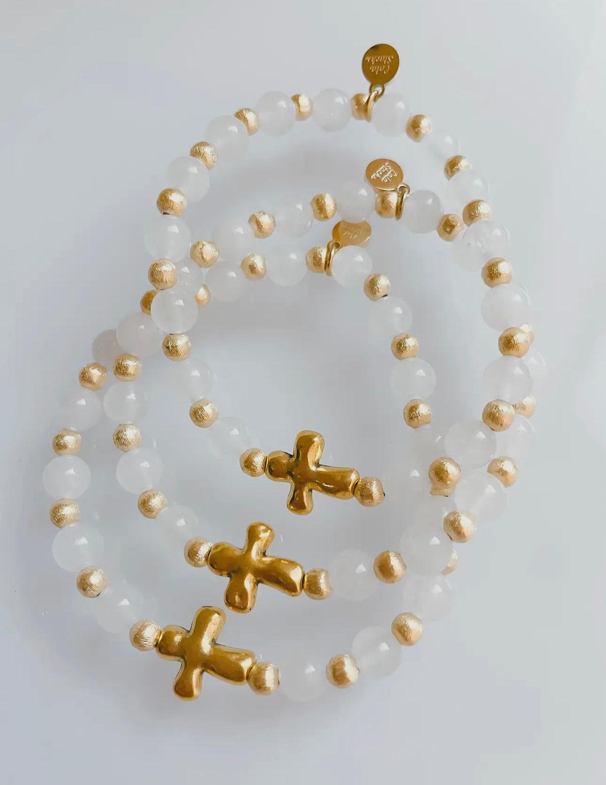 Gold Everyday Cross Bracelet