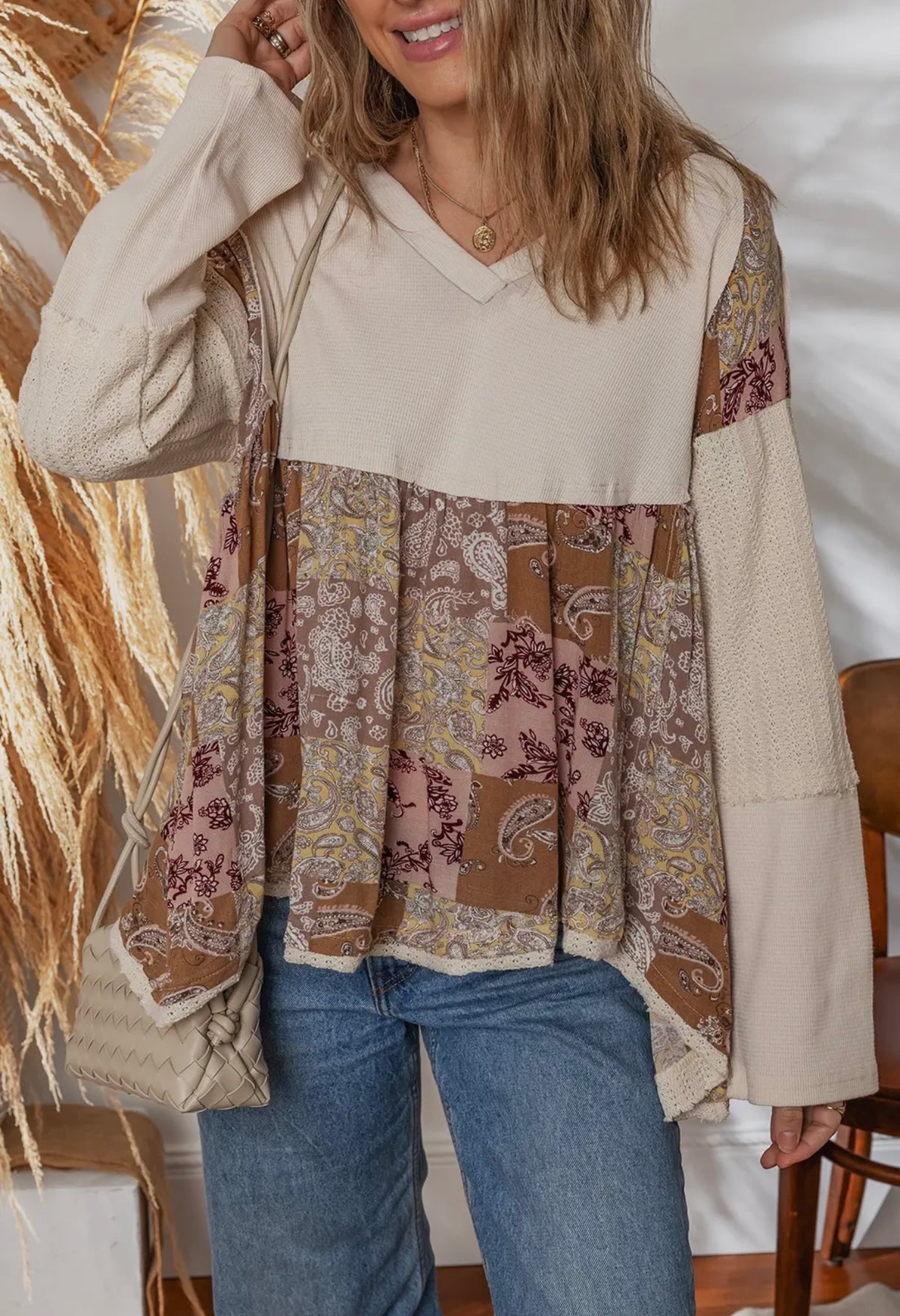 Paisley Patchwork Blouse