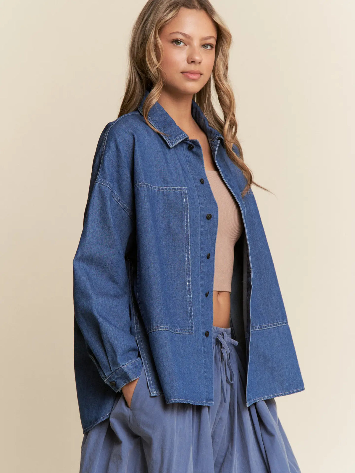 Denim Button Up