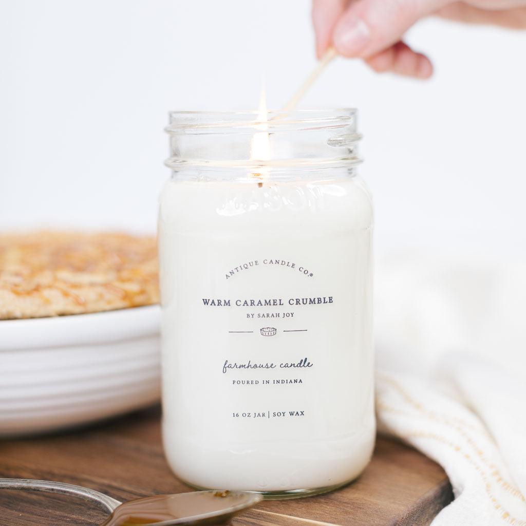 Warm Caramel Crumble Soy Candle