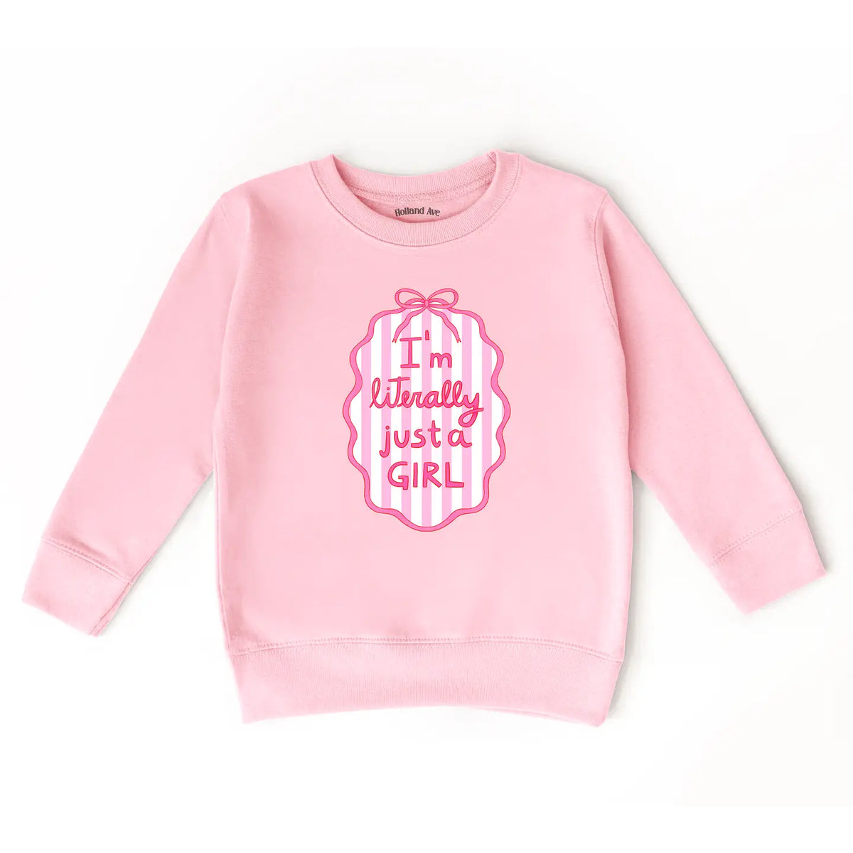 Just a girl crewneck