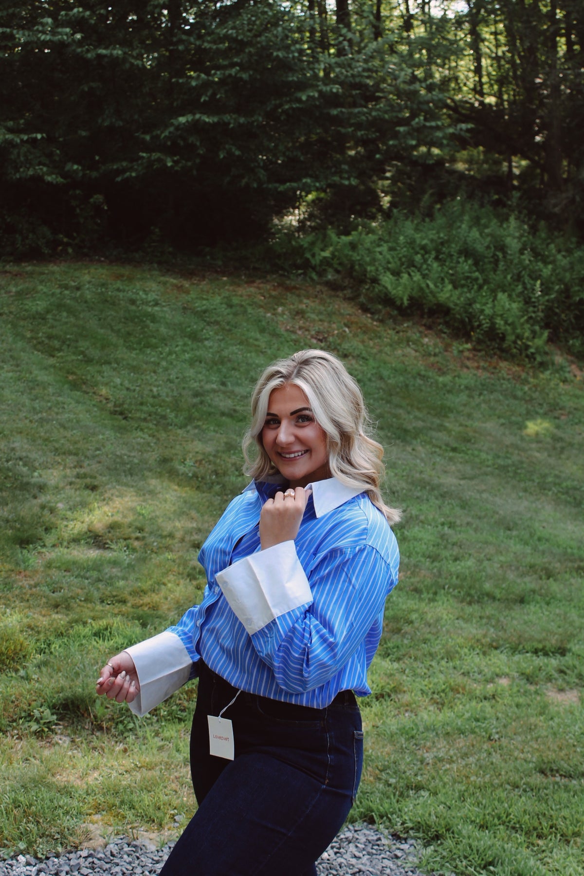 Blue Horizon Cuff Shirt