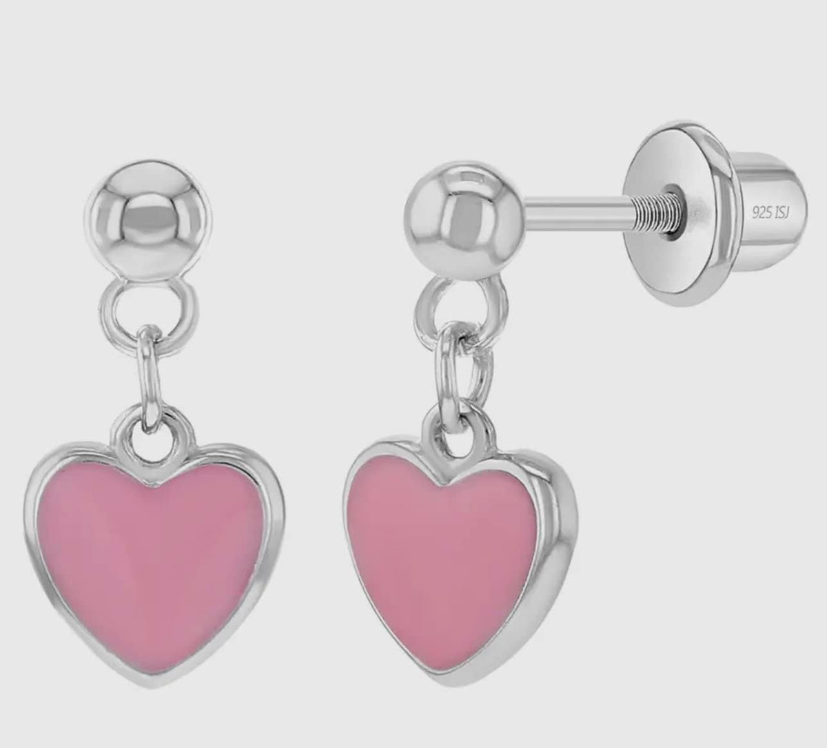 Heart Dangle Children's Earrings