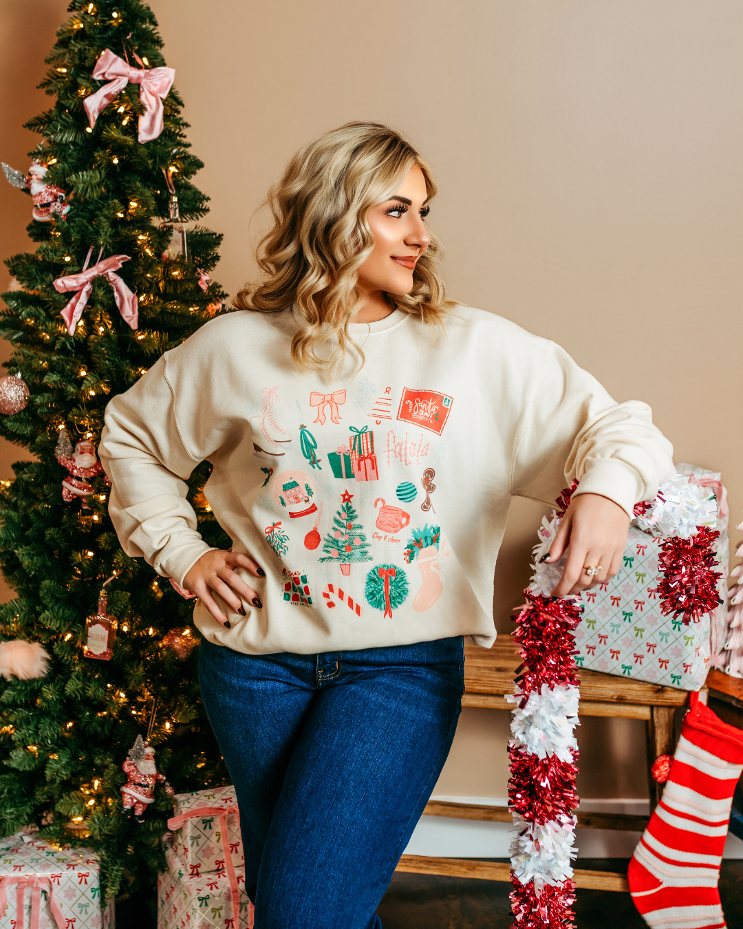 Christmas Collage Crewneck