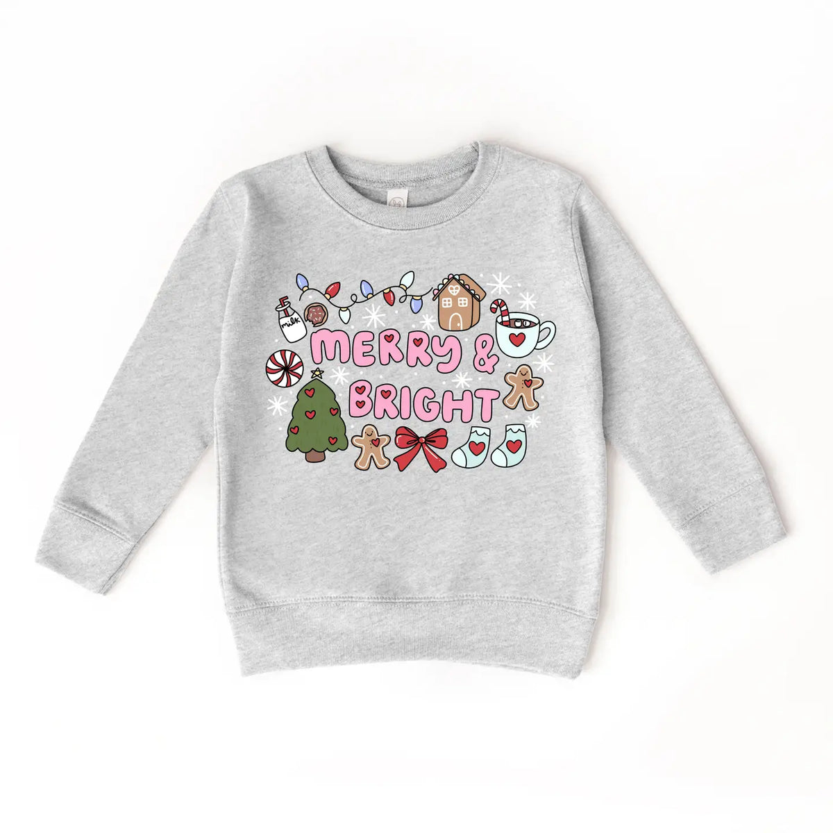 Merry and Bright Kids Sweatshirt