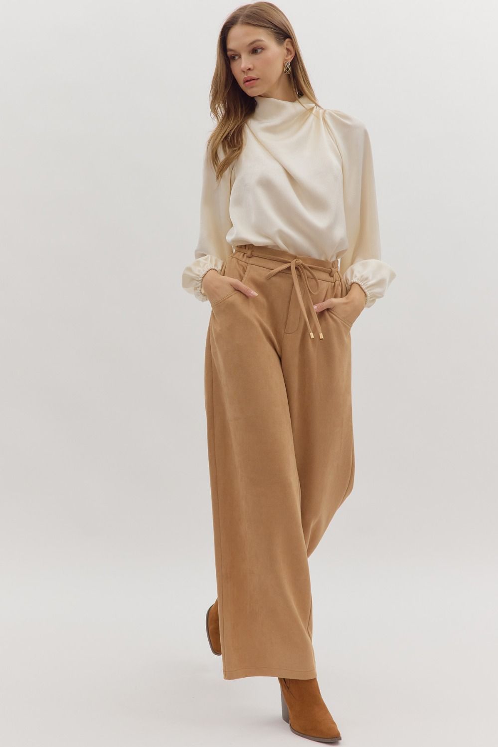 The Haven Suede Pants